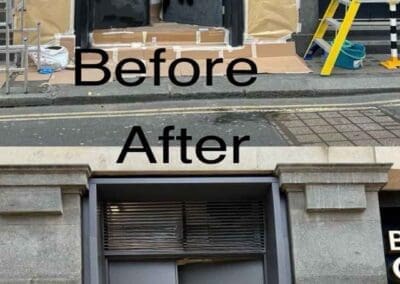 Before and After - Commercial Door Restoration