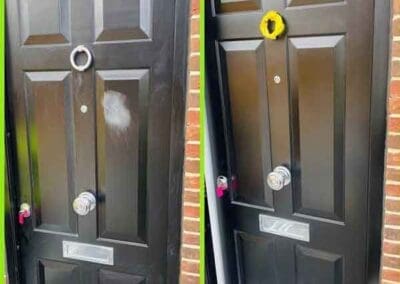 Before and After - Door Restoration