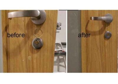 Before and After - Door Restoration
