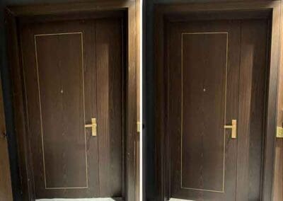 Before and After - Door Restoration