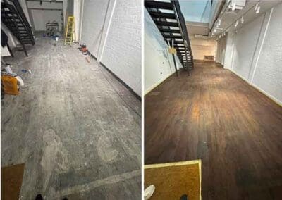 Before and After - Floor Repair