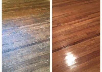Before and After - Floor Restoration