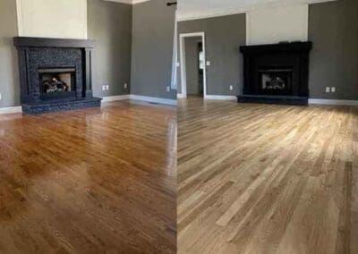 Before and After - Floor Restoration