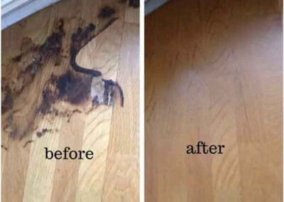 Before and After - Floor Repairs