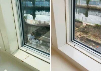 Before and After - window frame repair