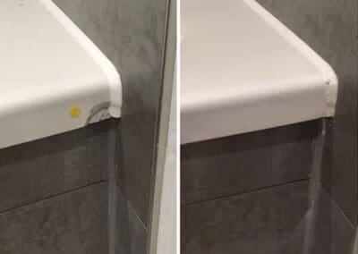 Before and After - worktop repairs