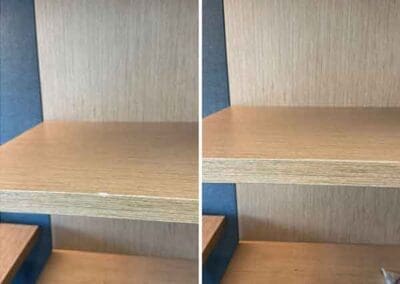 Before and After - Shelf Repair