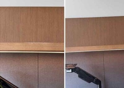 Before and After - Worktop repairs