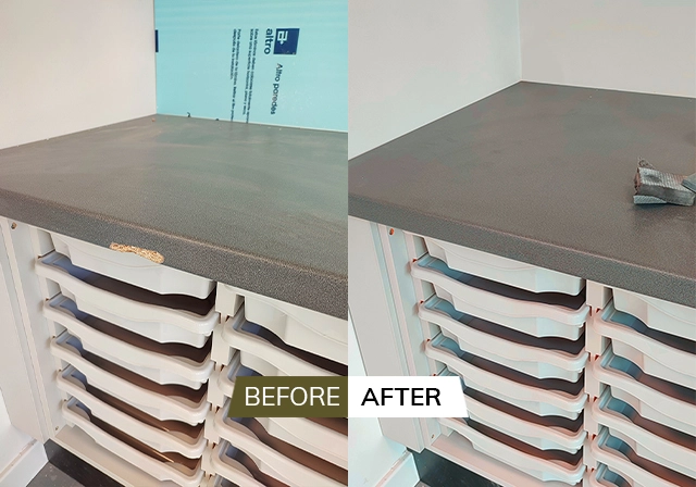 renovating wooden worktops